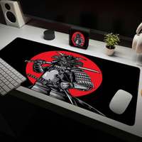 Grand tapis de souris de jeu antidérapant en caoutchouc étendu personnalisé avec accessoires PC imprimés en usine