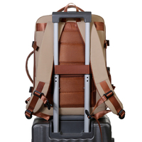 Tas Ransel Bisnis Custom Logo Grosir, Kapasitas Besar, Tahan Air, untuk Laptop dan Perjalanan