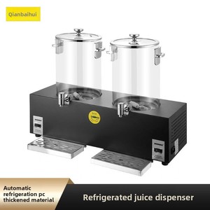 Máquina Refrigeradora de Bebidas para Hotel, Máquina Expendedora de Jugos de Autoservicio, Barril de Jugo Transparente de Acero Inoxidable Comercial para Restaurante - Product Image 4