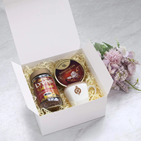 Boîte cadeau personnalisée 8x8x4 pouces, blanche, pour mariage, anniversaire, boîte écologique, personnalisable avec votre propre logo