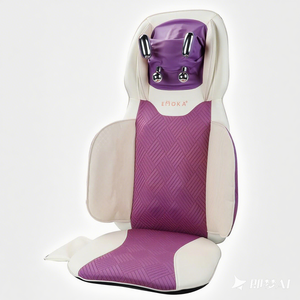 Coussin de massage pliable et portable pour la maison, les voyages et la voiture - Sac de transport léger inclus - Coussin de siège massant - Product Image 1