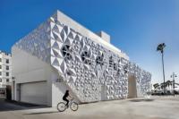 Panneaux de mur-rideau en alliage d'aluminium, lames 3D, design ondulé, anti-corrosion, ignifuge, style industriel, intérieur/extérieur, villa, hôtel