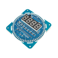 Kit de Reloj Digital LED Giratorio de Alta Visibilidad OKY3398 con Función de Alarma y Temperatura