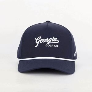 Oem Custom 5 Panel Sporty Sports Polyester Canvas Curved <b>Hat</b> Woven Patch Golf Gorras Embroidery Logo High Quality Adjustable - Product Image 2