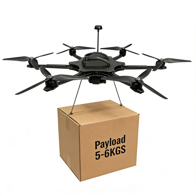 Factory Direct 10-Inch High-Performance FPV Drone with 2.4GHz ELRS Long-Range System 20KM Brushless Motor & Extended Battery
