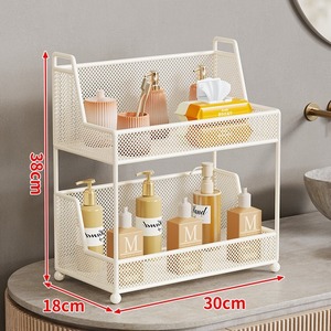 Étagère de rangement multi-niveaux blanche tendance moderne en gros pour les collations et les bijoux - Product Image 4