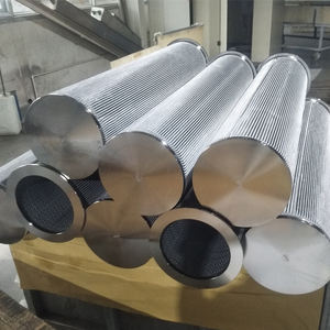 WELAND 1 <span class=keywords><strong>2</strong></span> 5 10 20 30 50 100 150 마이크론 스테인레스 스틸 소결 메쉬 필터 요소 산업용 오일 사전 물 필터 처리 - Product Image 3