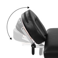 Meilleure vente chaude Camillas De Masajes 4 sections Shiatsu Salon de beauté Spa du visage Lit de massage Table de massage de Salon couverte de Pu