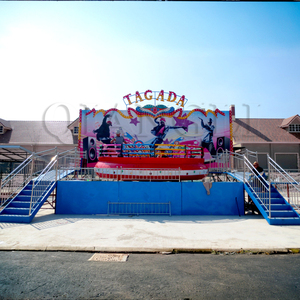 Manèges de parc d'attractions en fibre de verre pour intérieur/extérieur, jeux d'amusement Tagada, carrousel rotatif fou pour enfants, certifié CE - Product Image 5