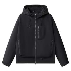 Chaqueta Impermeable para Senderismo con Logotipo Personalizado, Chaqueta de Invierno Unisex con Capucha, Cortavientos para Hombre, Chaqueta de Exterior - Product Image 4