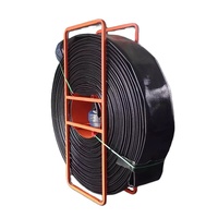 Tuyau plat flexible haute pression en polyuréthane thermoplastique (TPU) de 12 pouces, longueur 200 m, résistant aux UV, pour l'irrigation agricole