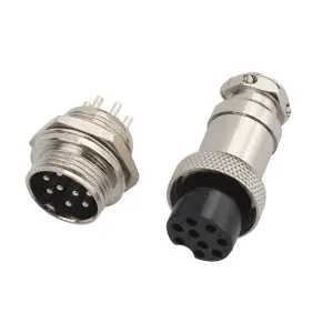 GX16 2/3/4/5/6 /7/8/9/10Pin Male & Female 16mm Wire Panel Circular Connector Aviation Connector Socket Plug