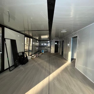 Maison conteneur extensible de luxe de 40 pieds, prête à l'emploi, avec 1 à 2 chambres, double aile, cuisine et salle de bain, pour location - Product Image 3