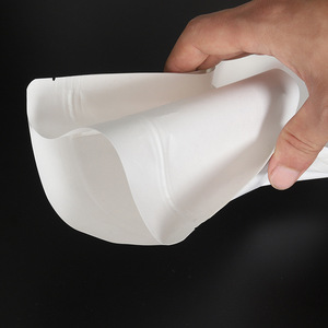 En Stock pochette transparente à fond plat sac de transport fenêtre givrée zip-lock sac refermable emballage de grains de gelée congelés - Product Image 3