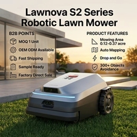 Mesin Pemotong Rumput Robot Lawnova, Mesin Pemotong Rumput Kontrol Jarak Jauh, Mesin Pemotong Rumput Zero Turn, Mesin Pemotong Rumput Robot Tanpa Kabel Perimeter dengan NRTK