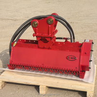 Mini broyeur forestier pour excavatrice, débroussailleuse, moteur haute puissance, largeur de travail 800 mm