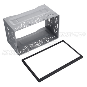 2 DIN Radio Installation Frame Unit Universal Cage Radio Vehicle Case <b>Car</b> <b>DVD</b> <b>Player</b> Framework Mounting Plate Frame for Passat - Product Image 5