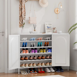 Armoire à chaussures moderne et élégante avec <span class=keywords><strong>3</strong></span> <span class=keywords><strong>portes</strong></span>, étagère de rangement, organisateur, placard, entrée pour la chambre à coucher - Product Image 3