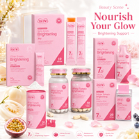 Capsules, Gommes, Liquides, Bandes Orales, Poudres, Gelées, Comprimés à Croquer de Glutathion pour l'Éclaircissement de la Peau et Anti-Âge, Marque Privée Personnalisée