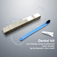 Ensemble de fournitures hôtelières de luxe personnalisées : Kit de voyage avec brosse à dents, kit de rasage, bonnet de douche, kit de shampoing hydratant, kit hôtelier jetable