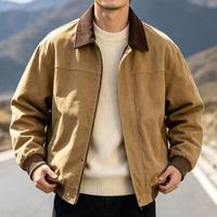 Veste de travail d'hiver en toile Canvas Fireman Lobster Clasp Workwear avec logo personnalisé