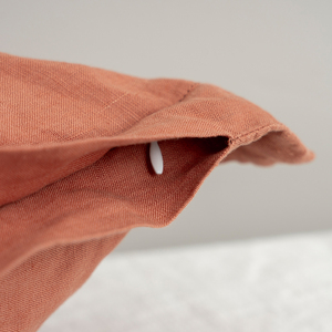 Custom Logo Design <strong>65x65</strong> Square Pure Linen Vintage <strong>Pillow</strong> Cover Plain Blank Decorative Cushion Cover With Zipper - Product Image 4