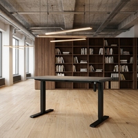 Barre stabilisatrice ergonomique minimaliste, barre stabilisatrice télescopique à trois étapes, réglable en hauteur par moteur électrique, en acier massif