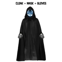 Fun World 12-14 ans Scream/ Cosplay Costume sous licence Halloween Party Mask Eco-Friendly PVC Geometric Pattern
