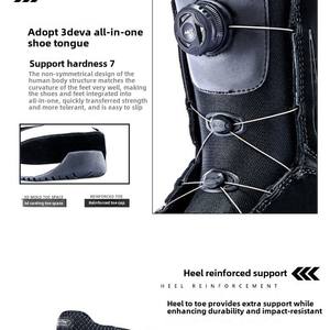 <span class=keywords><strong>Scarponi</strong></span> <span class=keywords><strong>da</strong></span> Snowboard antiscivolo con <span class=keywords><strong>racchette</strong></span> <span class=keywords><strong>da</strong></span> <span class=keywords><strong>neve</strong></span> con fibbia in filo di acciaio <span class=keywords><strong>per</strong></span> stivali invernali impermeabili - Product Image 2