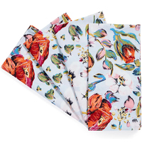 Serviettes en coton imprimées réactives personnalisées WML040, torchons de cuisine entièrement imprimés, chiffons décoratifs suspendus, essuie-vaisselle pour la maison