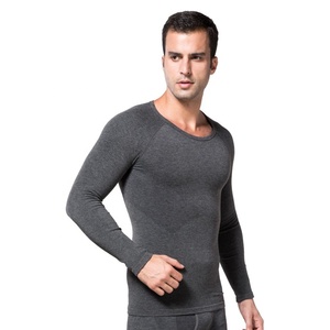 W067 <strong>Thermal</strong> Underwear Seamless HEATMAX Compression <strong>Men's</strong> Long Thermo <strong>Top</strong> Undershirt Heat Underwear for <strong>Man</strong> - Product Image 1