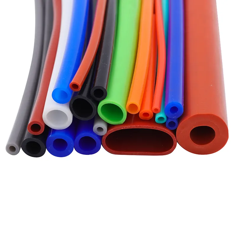 Silicone Tube Manufacturers Wholesale Sale Flexible Silicone Tube Transparent Soft Silicone Rubber Pipe Multiple Color