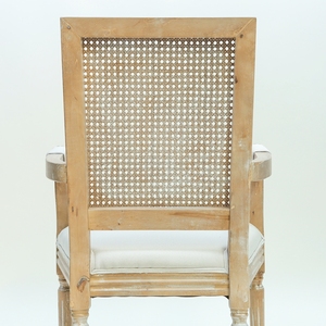 Diseño moderno Comedor <span class=keywords><strong>de</strong></span> madera francés Cómodos sillones antiguos vintage Sillas Luis - Product Image 6