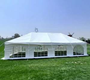Gazebo para Exteriores con Estructura de Acero y Lona de PVC, Carpas para Fiestas y Eventos - Product Image 2