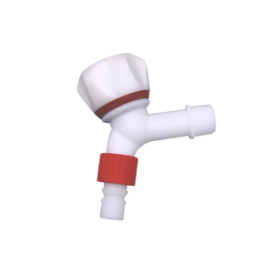Commerical Washing <b>Machine</b> Tap White Color Plastic Water Saver Toilet Garden Basin Faucet - Product Image 3