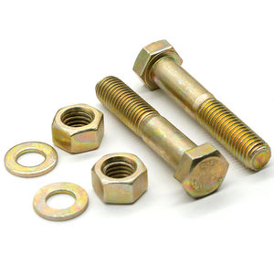 <span class=keywords><strong>Perno</strong></span> M12 Negro A307m Tuerca Grado B Acero al carbono pesado y pernos prisioneros 2 pulgadas Chapado en zinc Estándar Astm A307 Pernos hexagonales - Product Image 1