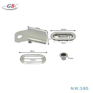 Nhà Máy Trực Tiếp Bán Buôn Cổ Điển Clip 4 Phần Thép Không Gỉ Khóa Dây Đeo Dây Đeo Có Thể Điều Chỉnh Clip Khóa Thân Thiện Với Môi Bóng Chày - Product Image 4