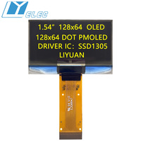 Pantalla OLED SSD1305 de 1.54 Pulgadas 128x64 con Interfaz SPI I2C, Pantalla OLED de 1.54\" UG-2864ASYCG01