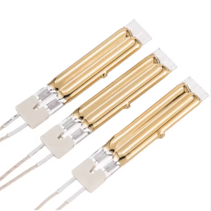 Lampe chauffante <span class=keywords><strong>infrarouge</strong></span> à ondes courtes à double tube semi-or à <span class=keywords><strong>prix</strong></span> raisonnable pour équipement industriel - Product Image 1