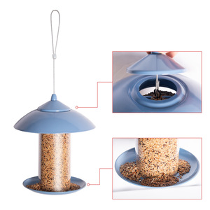 Cross-border Outdoor Hanging Metal Plastic <strong>Bird</strong> <strong>Feeder</strong> Courtyard Garden Automatic Customized China Source Manufacturers 0.85KG - Product Image 4