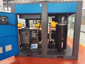 Sıcak satış 2 sahne kalıcı mıknatıs invertör yüksek basınç 22kw 30HP hava soğutmalı AC güç endüstriyel makine hava kompresörü - Product Image 3