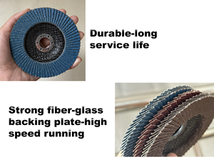 Chuyên Nghiệp Zirconia 4.5 Inch 120 Grit Flap Đĩa Góc Máy Xay Flap Đĩa Mài Hàng Đầu Mài Mòn Gốm Flap Đĩa - Product Image 4