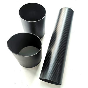 Tube de fibre de carbone de résistance à la corrosion haute résistance 200mm 300mm équipement agricole industriel et sportif léger - Product Image 1