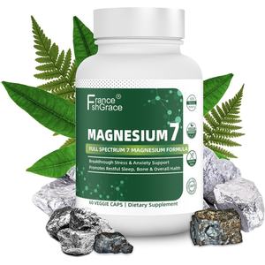 Suplementos de Marca Privada, Extractos de Magnesio para Apoyar el Sueño, la Salud Muscular y del Corazón con Vitamina Magnesio, 60 Cápsulas - Product Image 6