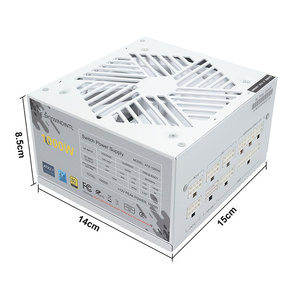 Fuente de Alimentación para Computadora T.F.SKYWINDINTL 1000W 80 PLUS GOLD PCI-E 5.1 Blanca, PFC Activo, Salida de 12V para Escritorio, Certificación 80 Plus Gold - Product Image 4