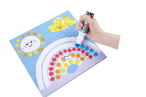 Spidol Dot Non-Toksik untuk Anak-Anak, DIY Dab Drawing, Cat Dot yang Dapat Dicuci, 12 Warna, Perlengkapan Seni dan Kerajinan untuk Anak-Anak - Product Image 3