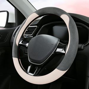 Nouvelle Housse de <span class=keywords><strong>Volant</strong></span> de Voiture en Daim 38cm 2026, Motif Dessin Animé, Universelle Toutes Saisons, pour Femmes - Product Image 3