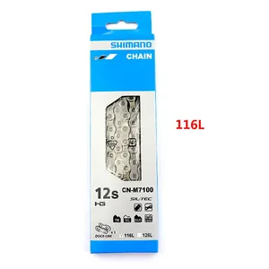 <span class=keywords><strong>Cadena</strong></span> <span class=keywords><strong>SHIMANO</strong></span> DEORE XT <span class=keywords><strong>SLX</strong></span> CN M7100 M8100 116L 126L de 12 Velocidades para Bicicleta de Montaña, <span class=keywords><strong>Cadena</strong></span> de 12s para Bicicleta de Carretera, Piezas Originales para Bicicleta - Product Image 1