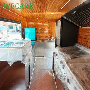 WECARE Camión Remolcable <span class=keywords><strong>de</strong></span> <span class=keywords><strong>Comida</strong></span> Rápida para Venta Callejera Totalmente Equipado: Cafetería, Bar <span class=keywords><strong>de</strong></span> Cerveza y Jugos, Heladería, Hot Dogs y Pizzería Móvil - Product Image 6