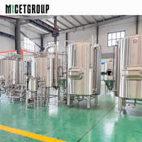 Système de brassage de bière en acier inoxydable de 500 L, équipement de brasserie pour microbrasserie, pub, hôtel, usage commercial, 304 316L
